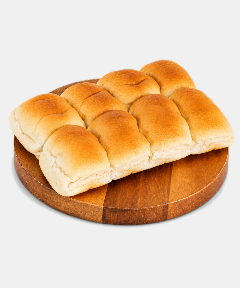 White Ladi Pav 8 Pieces