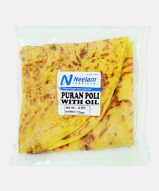 Puran Poli With Oil 2 Piece