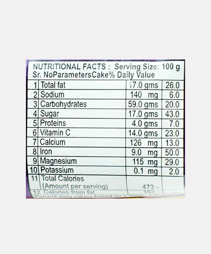 Venus Baker Rich Plum Cakes 300 Gm