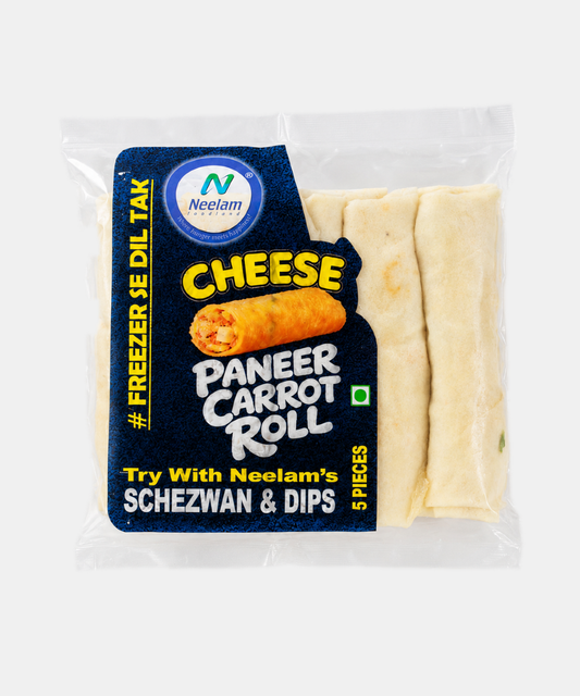 Cheese Paneer Carrot Roll 5 Pieces
