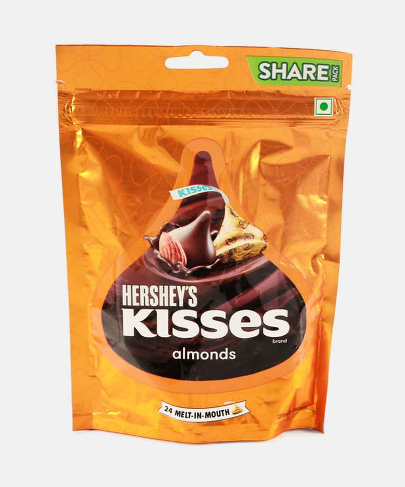 HERSHEYS KISSES ALMONDS 100.8