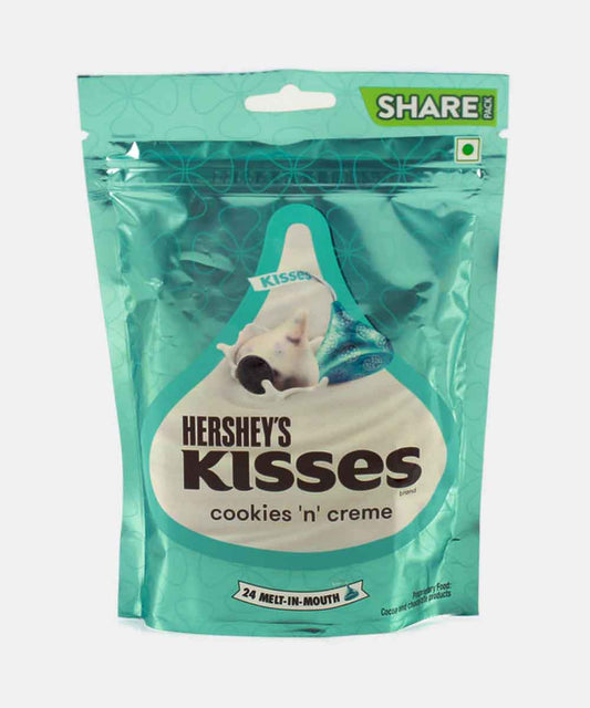 Hersheys Kisses Cookies N Creme 100.8 Gm