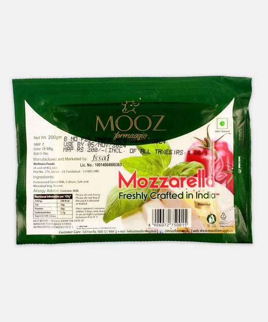 Mooz Mozzarella Cheese 200 Gm