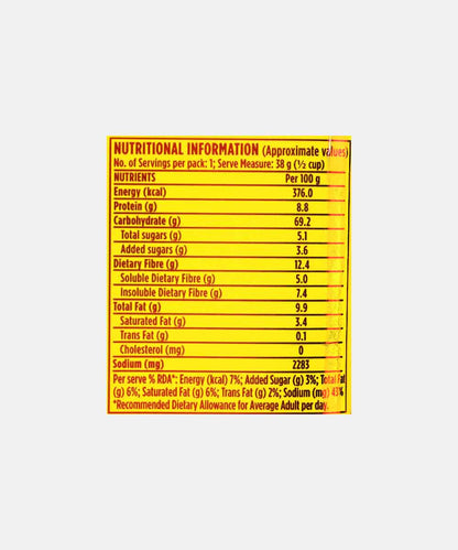 Saffola Masala Oats Veggie Twist 38 Gm