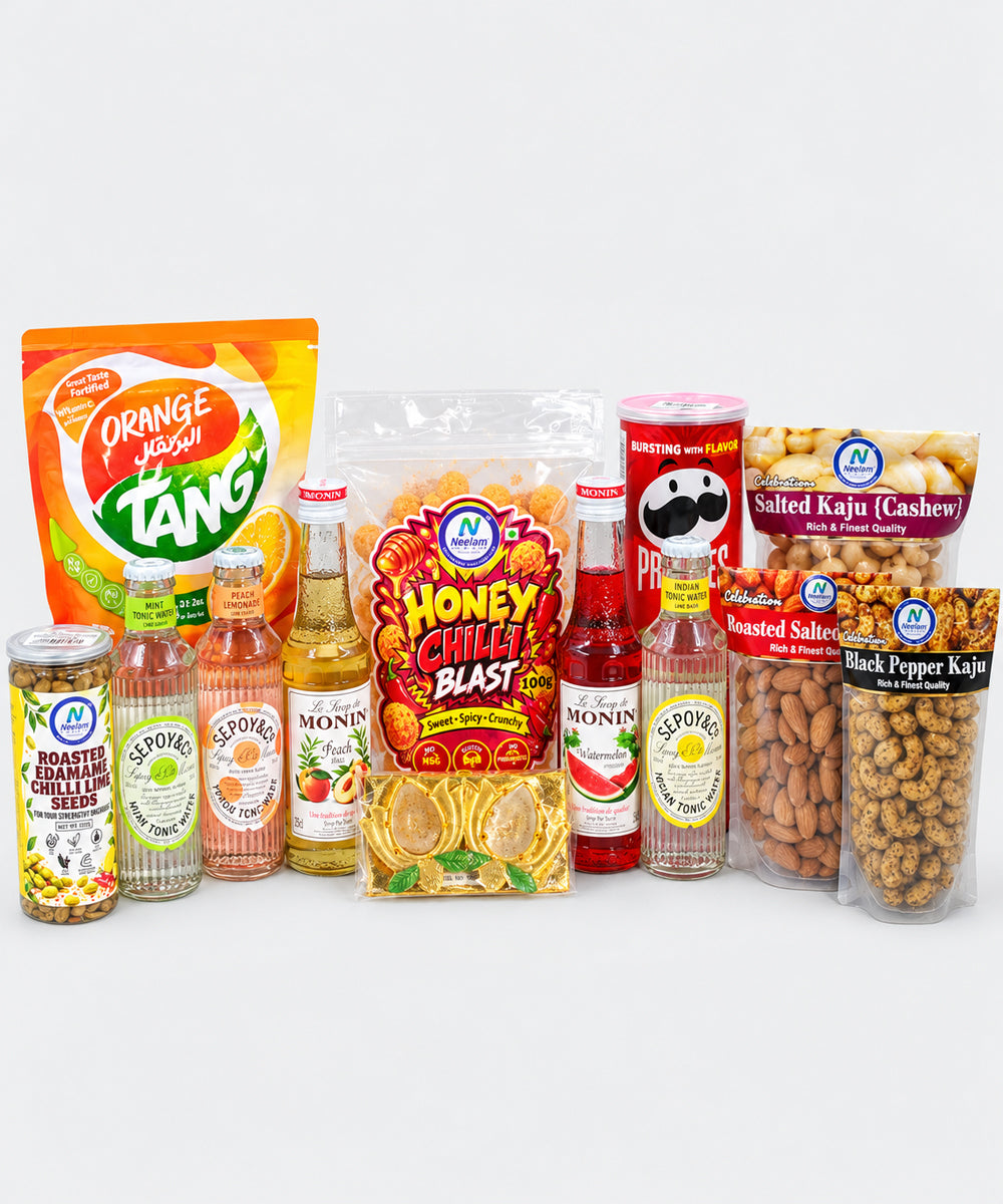 Cheers & Chakna Gift Hamper Basket 4.440 Kg