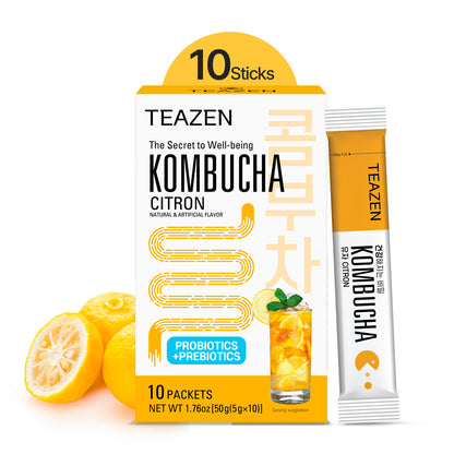 Teazen Sugar Free Citron Kombucha 50 Gm