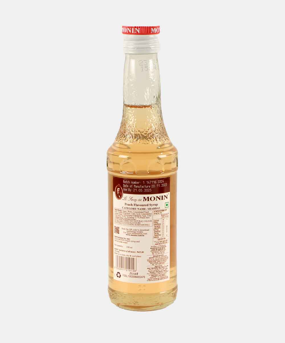 Monin Peach Peche Syrup 250 Ml