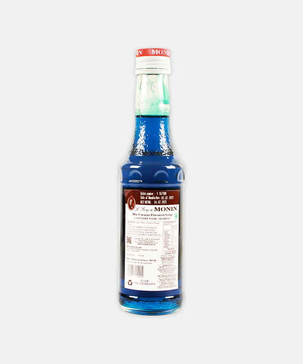 MONIN CURACAO BLUE SYRUP 250 ML