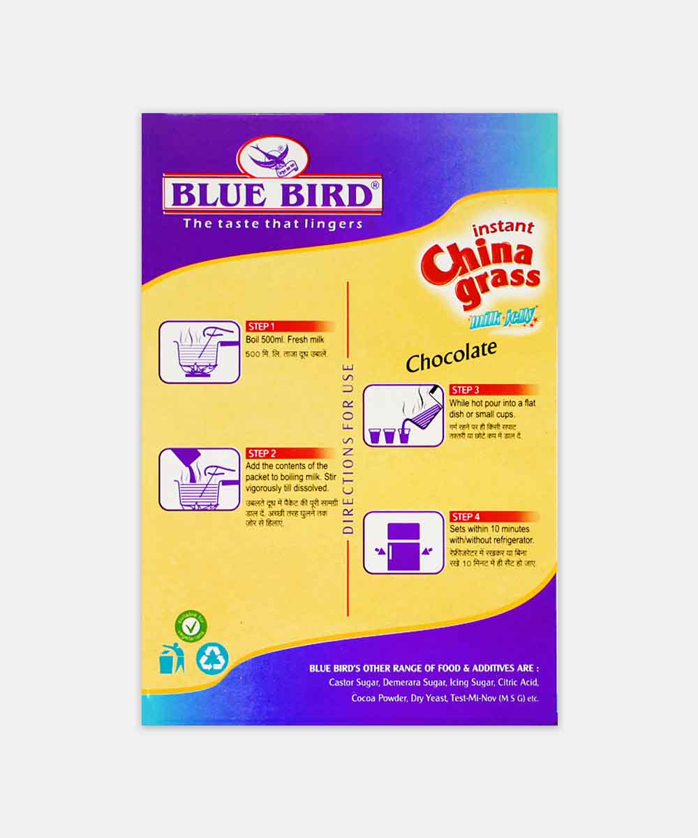 Blue Bird China Grass Chocolate 100 Gm