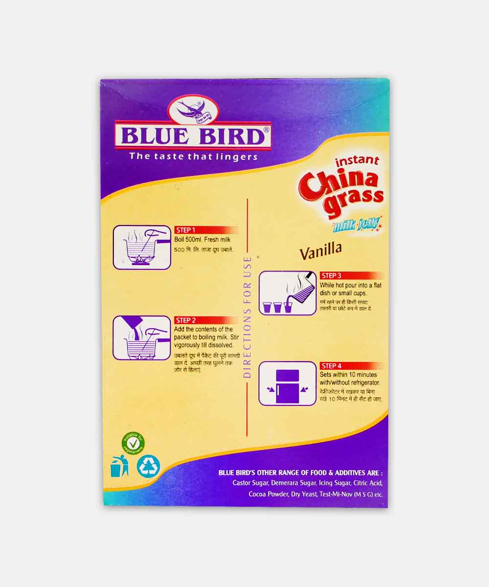 Blue Bird China Grass Vanilla 100 Gm
