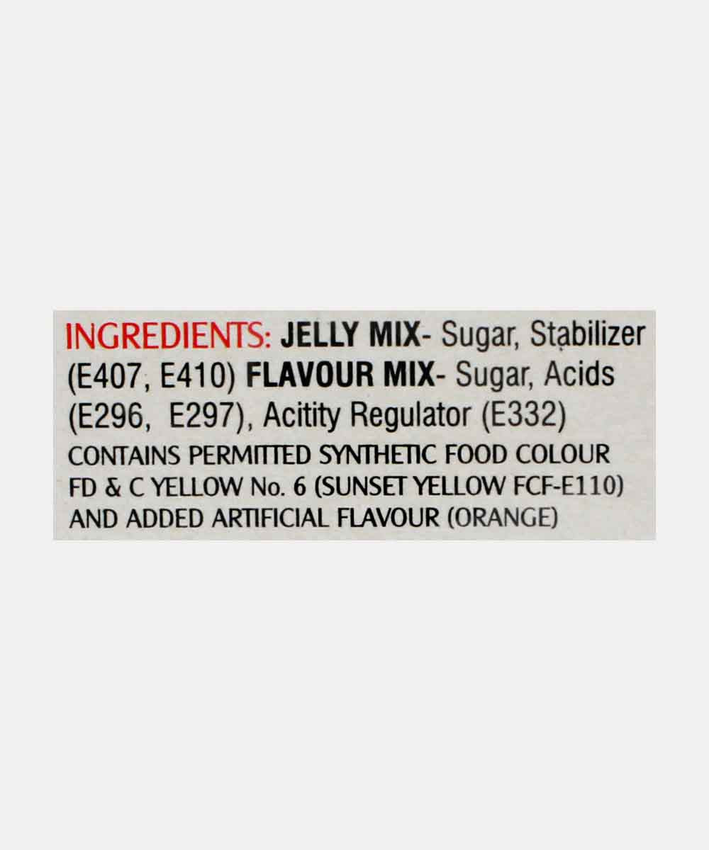Blue Bird Veg Jelly Crystals Orange 100 Gm