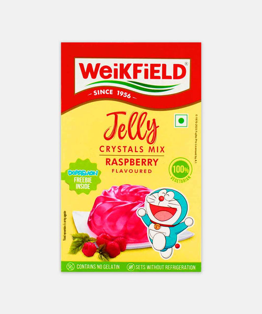 Weikfield Jelly Crystal Raspberry 90 Gm