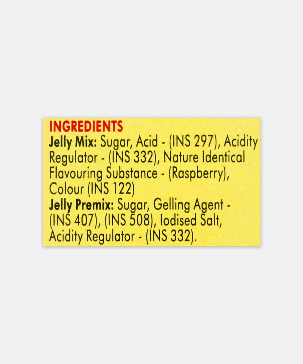 Weikfield Jelly Crystal Raspberry 90 Gm
