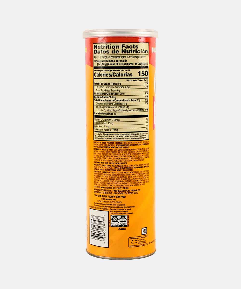 Pringles Cheddar Cheese Flavour 158 Gm