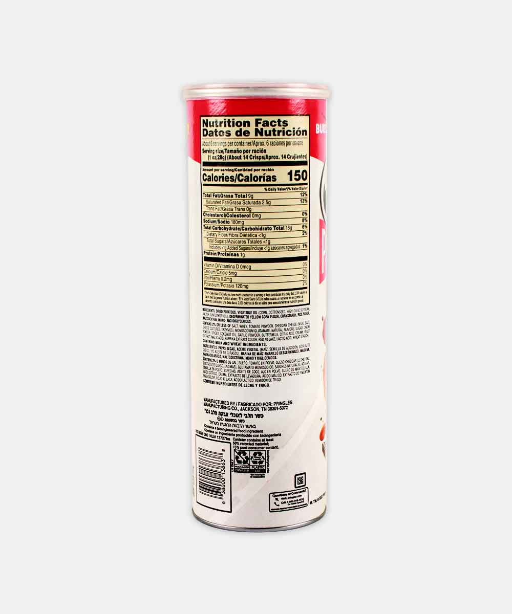 Pringles Pizza Flavour 158 Gm