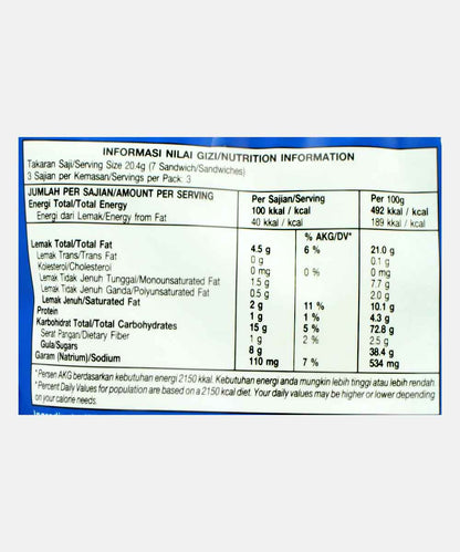 Mini Oreo Vanilla Chocolate Biscuits 61.3 Gm