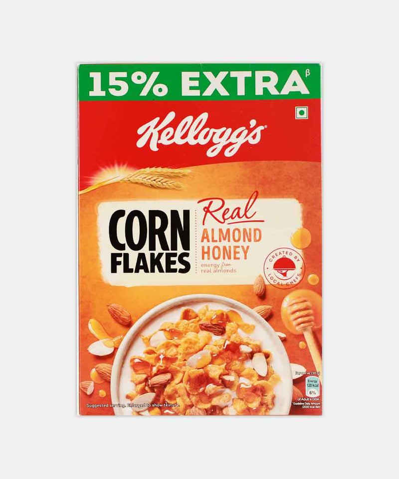 KELLOGGS CORN FLAKES REAL HONEY & ALMOND 300 GM