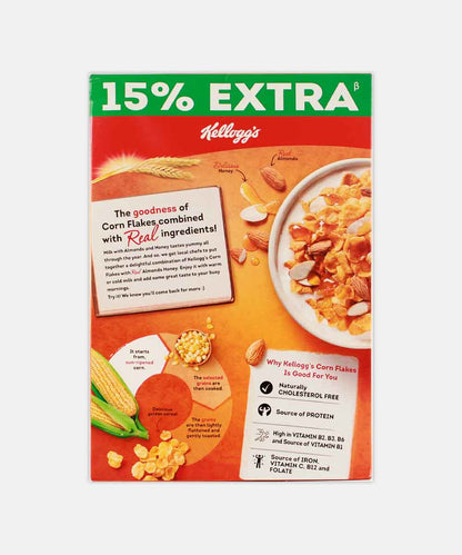 Kelloggs Corn Flakes Real Honey & Almond 345 Gm
