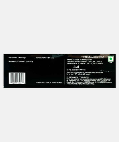 Twinings Classic Assam Tea 100 Bag