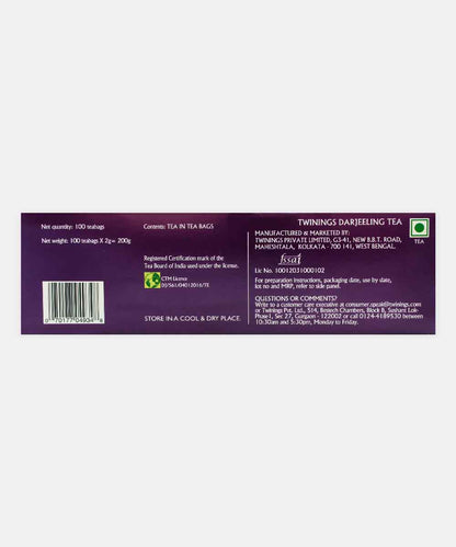Twinings Darjeeling Tea 100 Bag