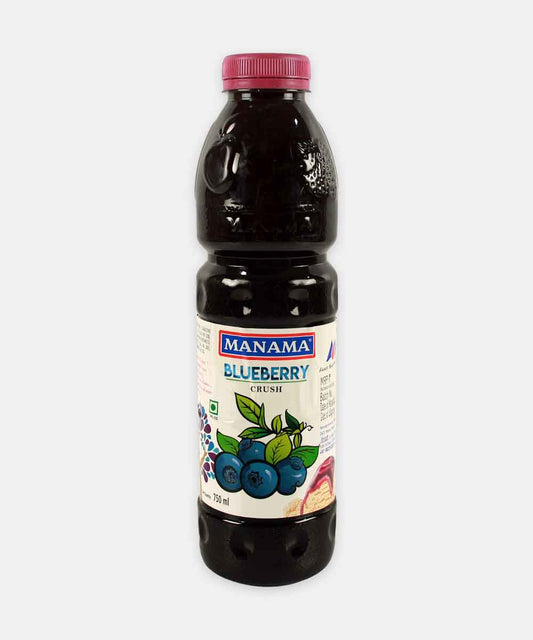 Manama Blueberry Crush Syrup 750 Ml