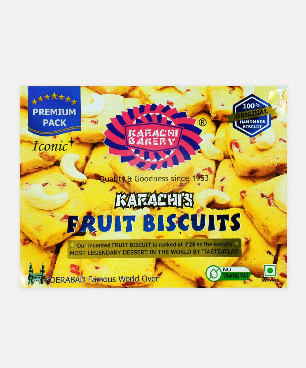Hyderabad Karachi Bakerys Fruit Biscuits 400 Gm