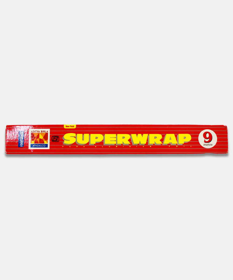 SUPER WRAP PURE ALUMINIUM FOIL 9 METRES