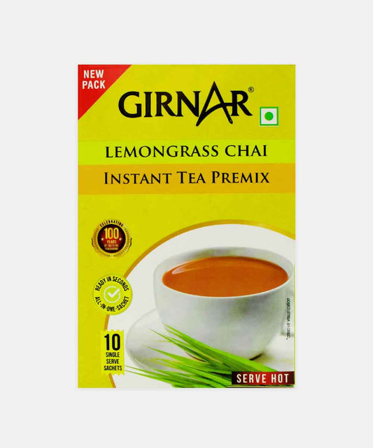 Girnar Premix Lemon Grass Chai 140 Gm 10 Sachets