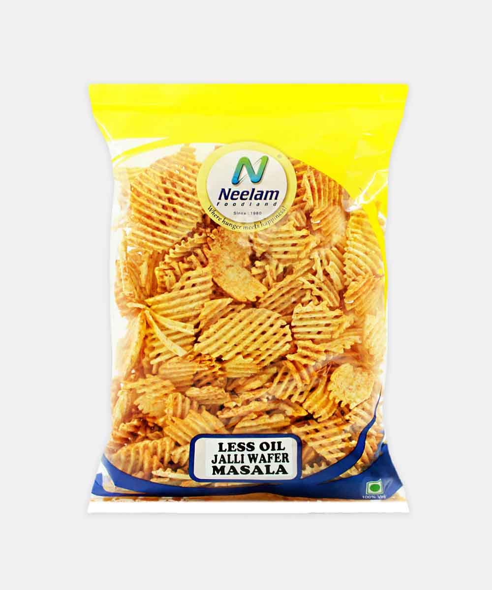 Less Oil Jalli Wafer Masala 200 Gm