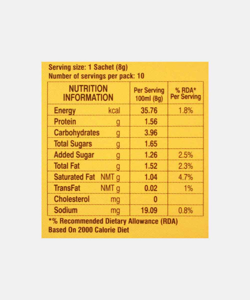 GIRNAR PREMIX MASALA CHAI LOW SUGAR 80 GM 10 SACHES