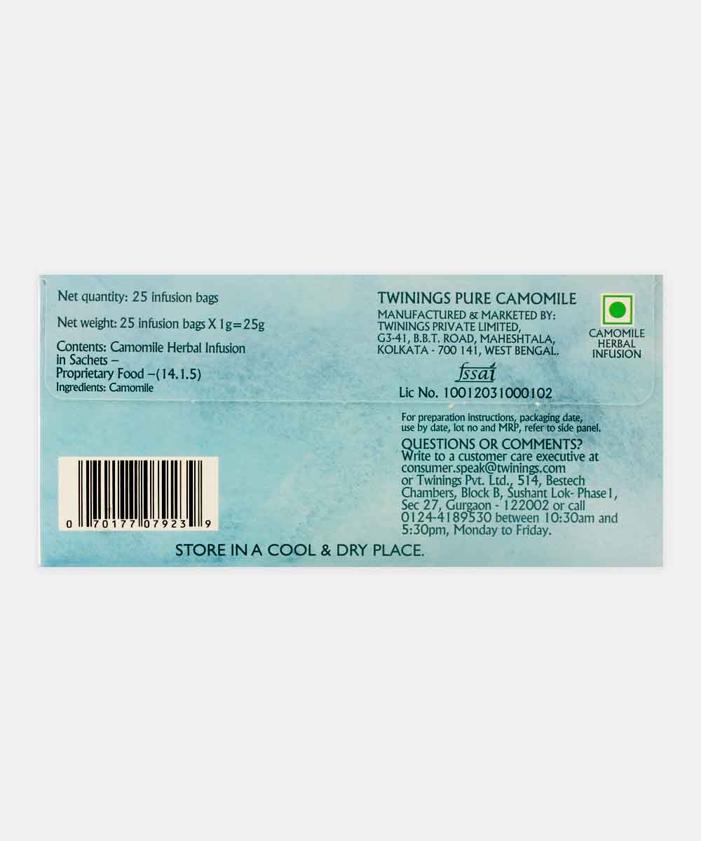 Twinings Of London Pure Comamile Tea 25 Bag