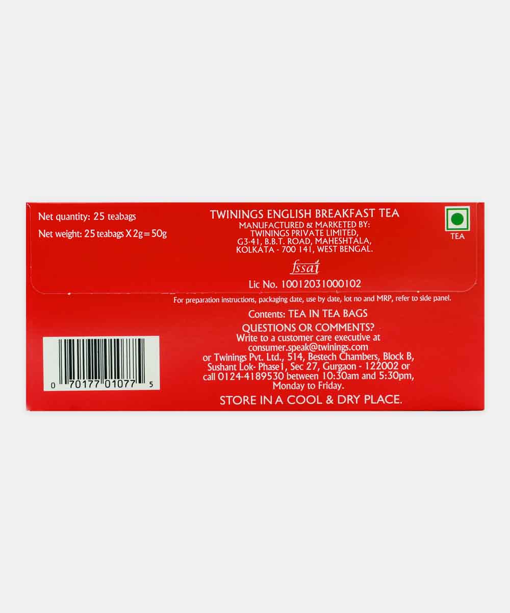 Twinings English Beakfast Tea 25 Bag