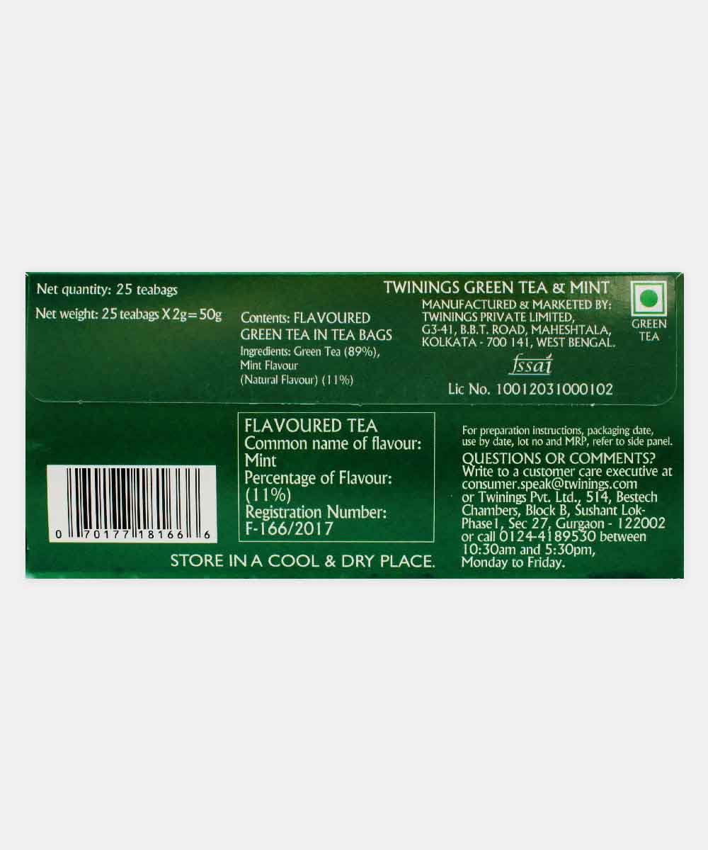 Twinings Mint Green Tea 25 Bag