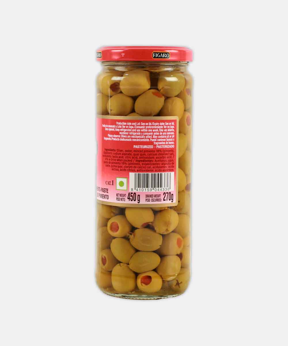 Figaro Stuffed Green Olive 450 Gm