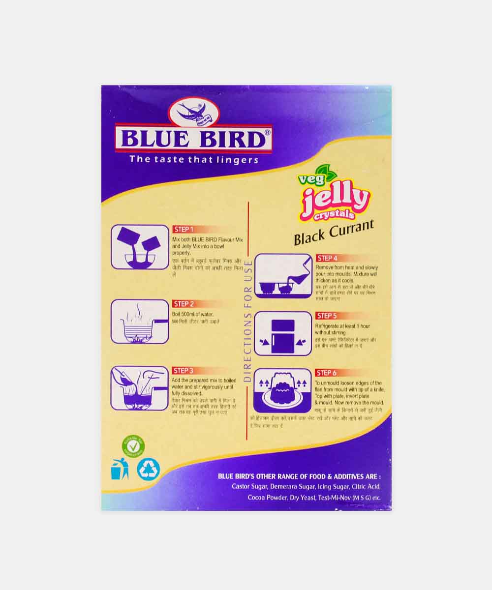 Blue Bird Veg Jelly Black Currant 100 Gm