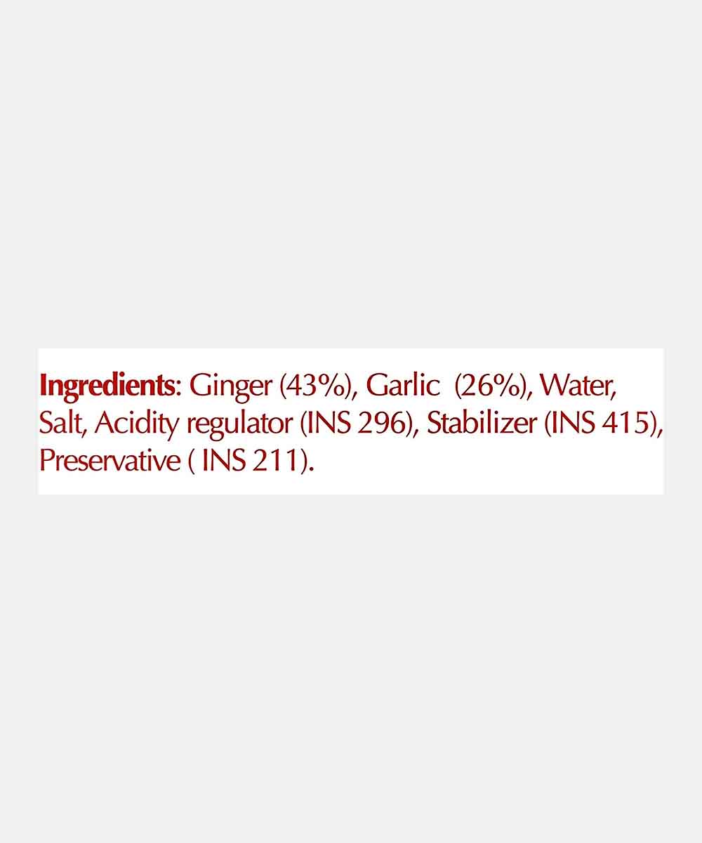 Dabur Hommade Ginger Garlic Paste 200 Gm
