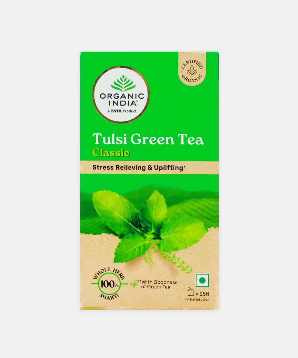 Organic India Tulsi Green Tea Classic (25 Bag) 43.5 Gm