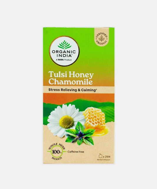 Organic India Tulsi Honey Chamomlie Tea 25 Bag