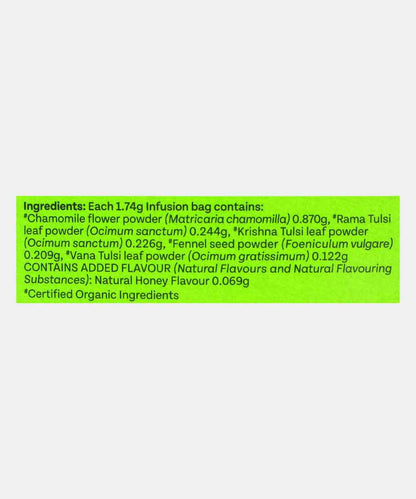 Organic India Tulsi Honey Chamomlie Tea 25 Bag
