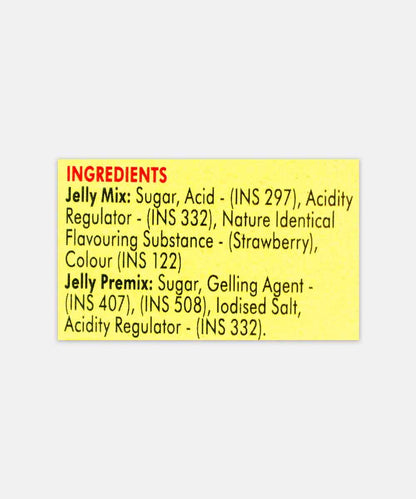 Weikfield Jelly Crystals Mix Strawberry 90 Gm