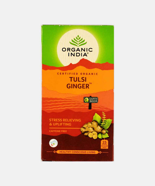 ORGANIC INDIA TULSI GINGER TEA 25BA