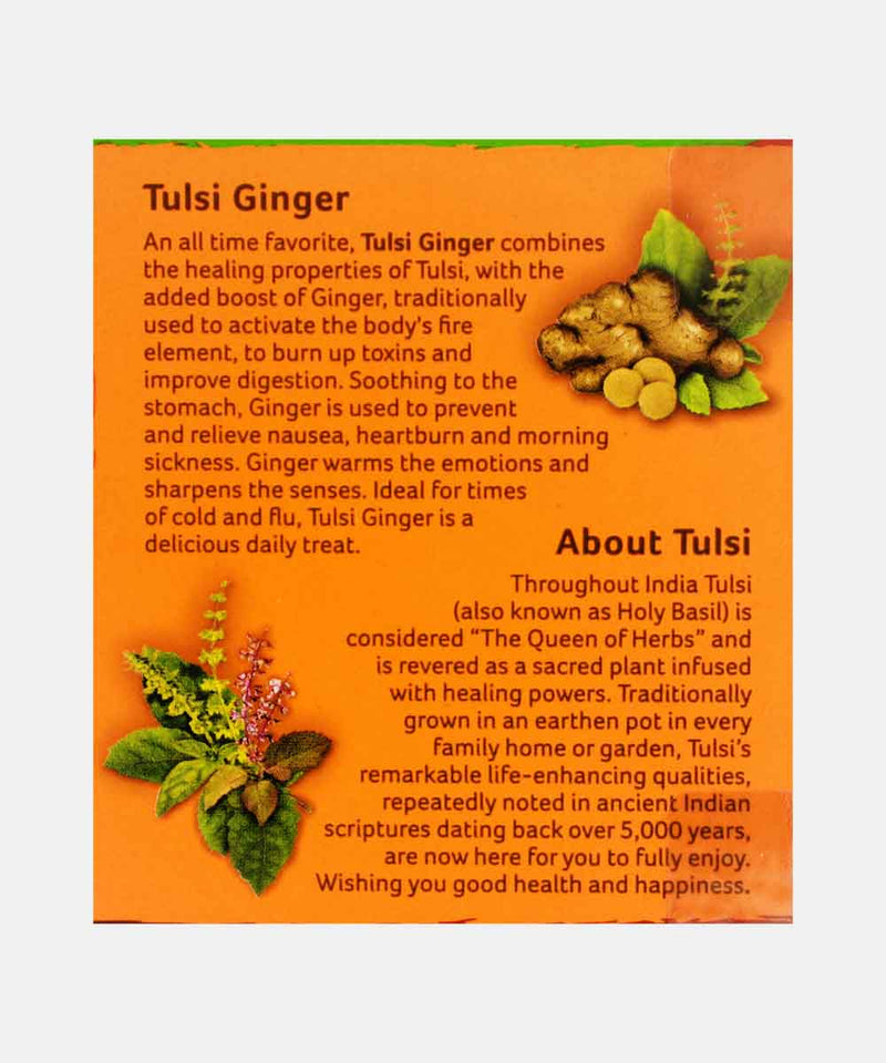 ORGANIC INDIA TULSI GINGER TEA 25BA