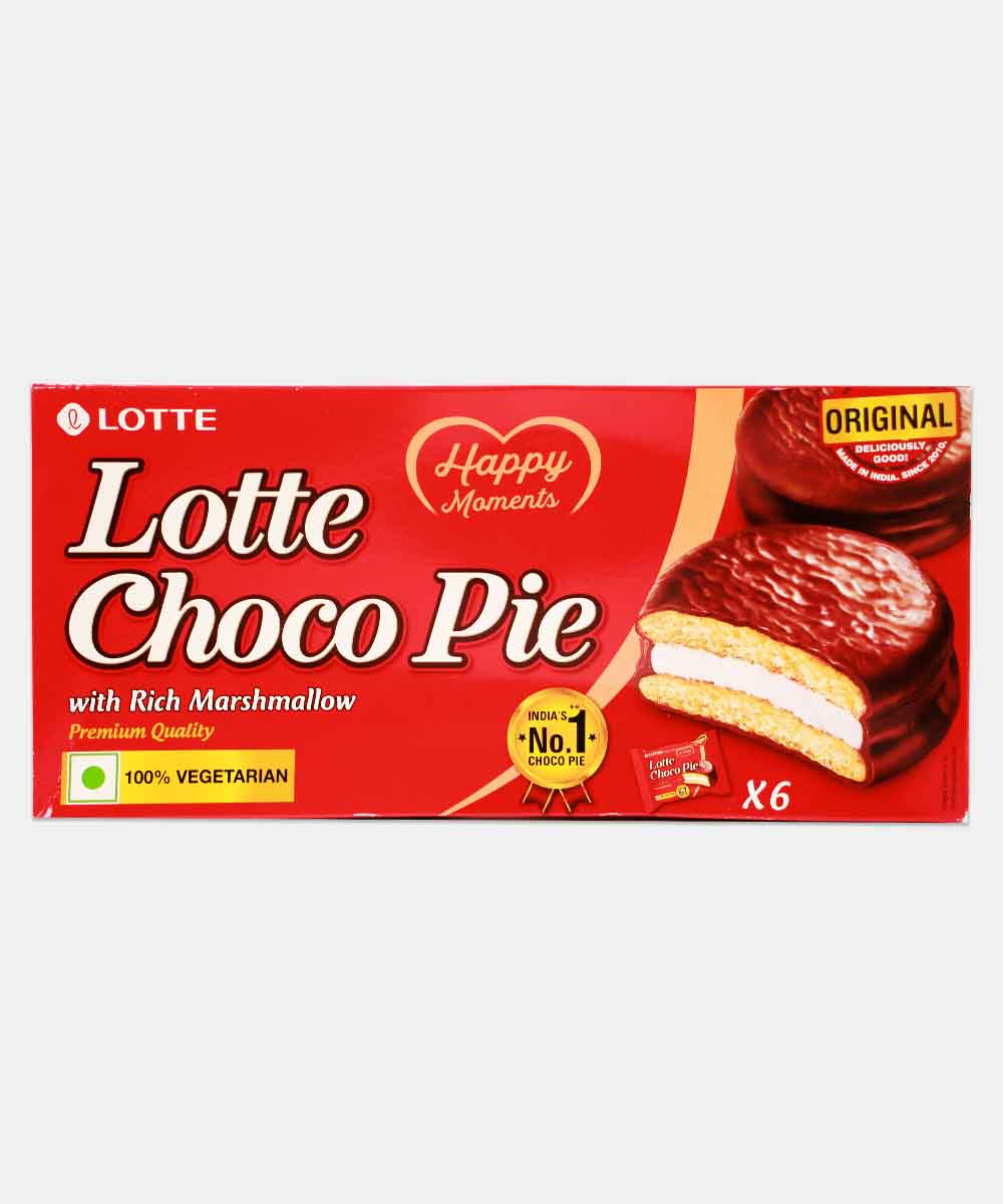 Lotte Choco Pie With Rich Marshmallow 168 Gm