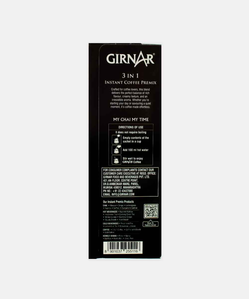 Girnar 3 In 1 Instant Premix Coffee 10 Bag