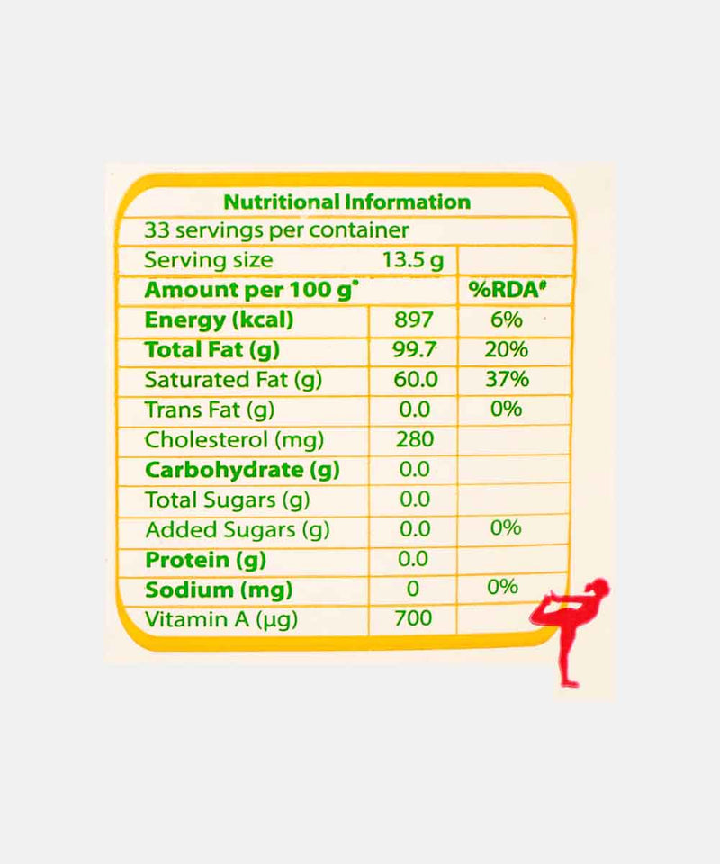 AMUL GHEE POUCH 500 ML 452 GM