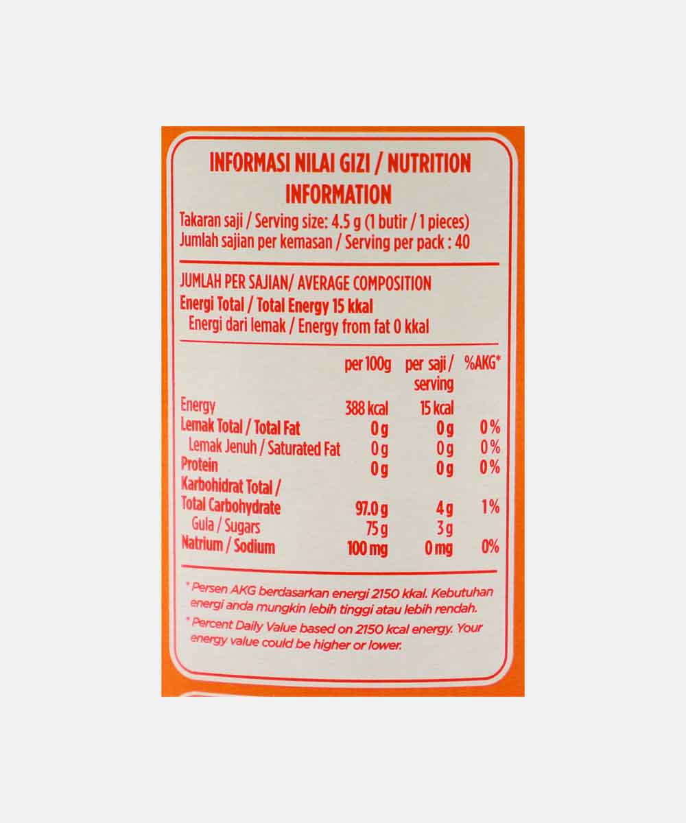 Foxs Fruits Flavored Candy 180 Gm