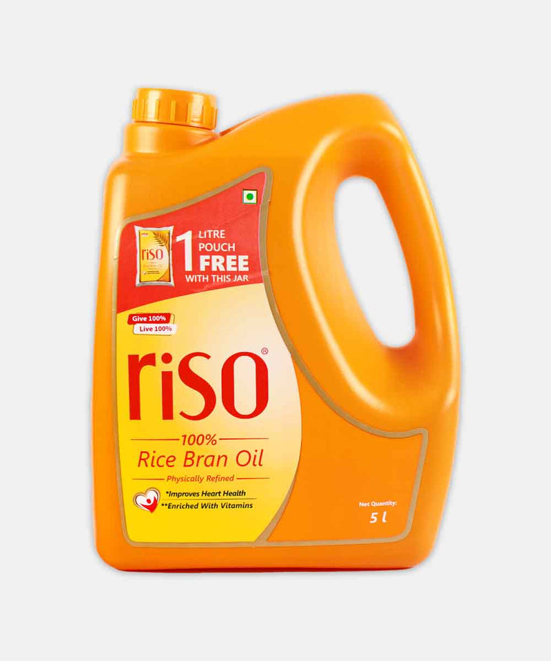 RISO RICE BRAN OIL 5 LTR 4.55