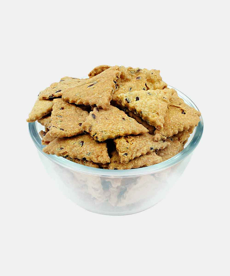 ROASTED TRIANGLE FLAXSEED PURI 200
