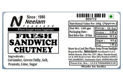 Sandwich Chutney Fresh 100 Gm