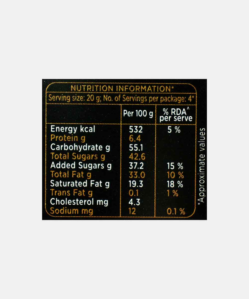 CADBURY BOURNVILLE FRUIT & NUT CHOCOLATE 80